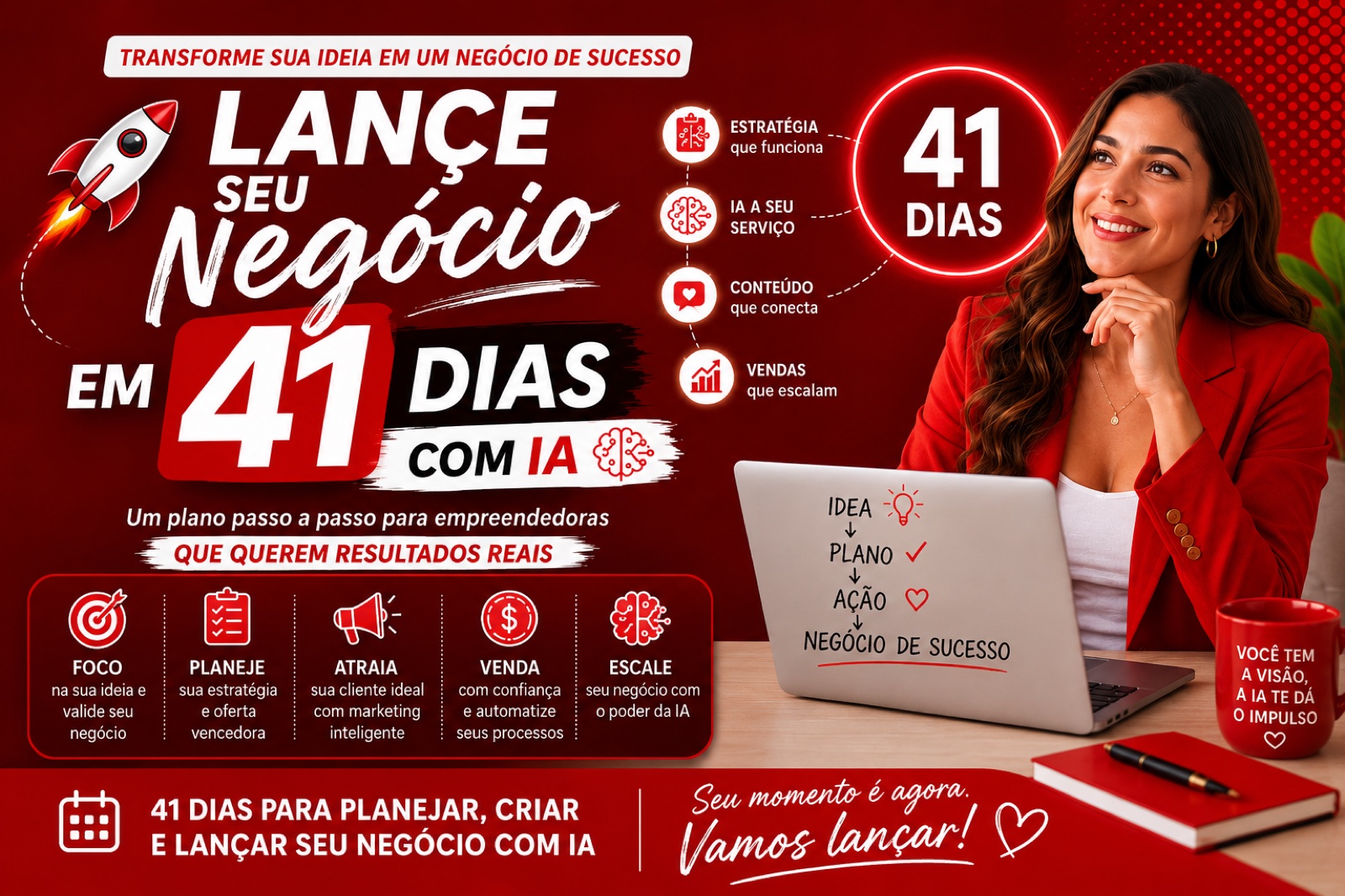 Lanza tu Negocio con IA en 41 Días