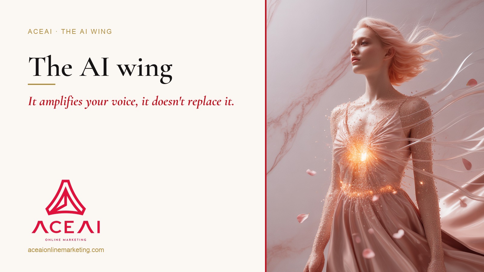The AI wing: how to use artificial intelligence without losing your voice