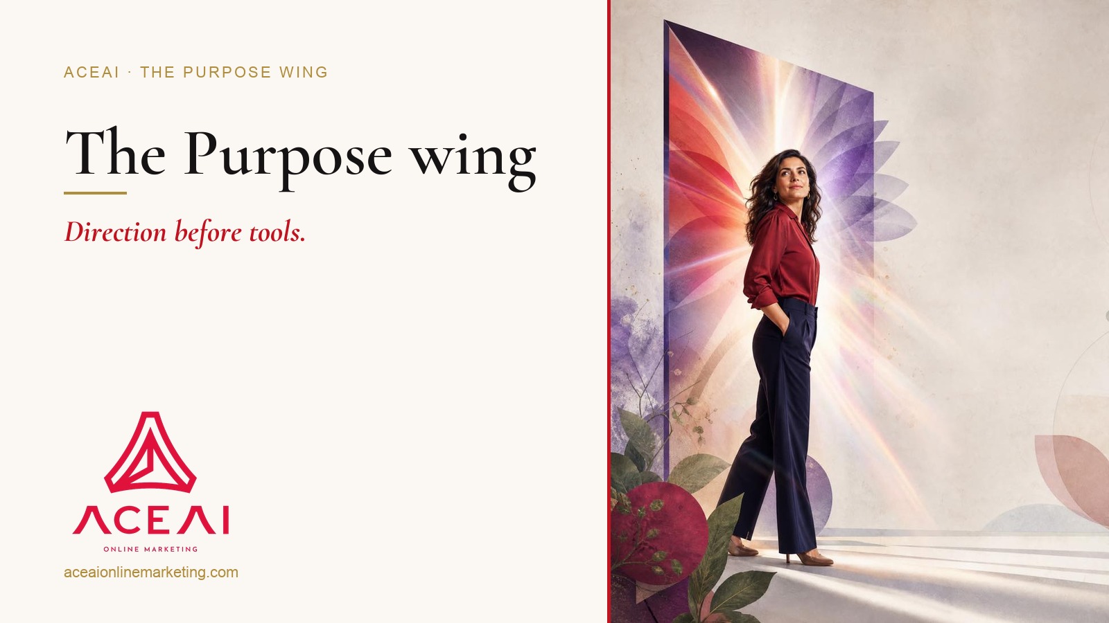 The Purpose wing: why your business needs direction before an engine