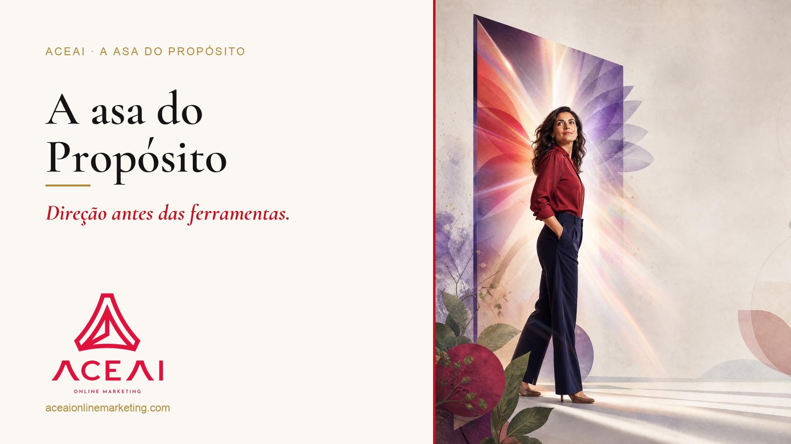 A asa do Propósito: por que o seu negócio precisa de direção antes de um motor